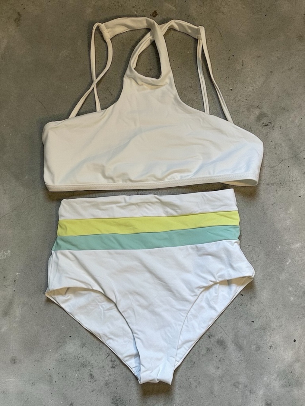 NWOT L*Space Haute Wilson bikini set white